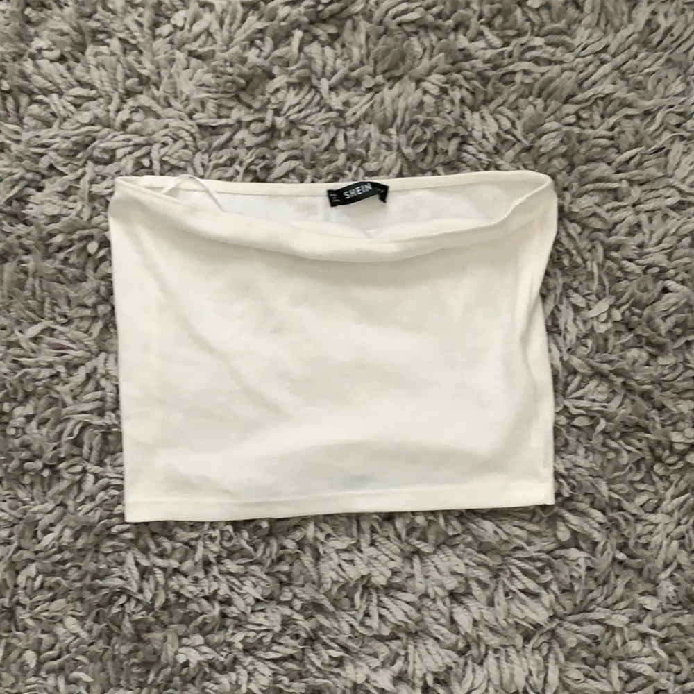 shein bandeau top